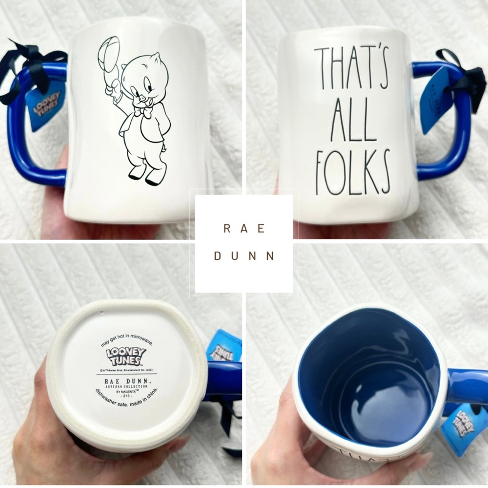 Rae Dunn Looney Tunes Porky Pig Mug